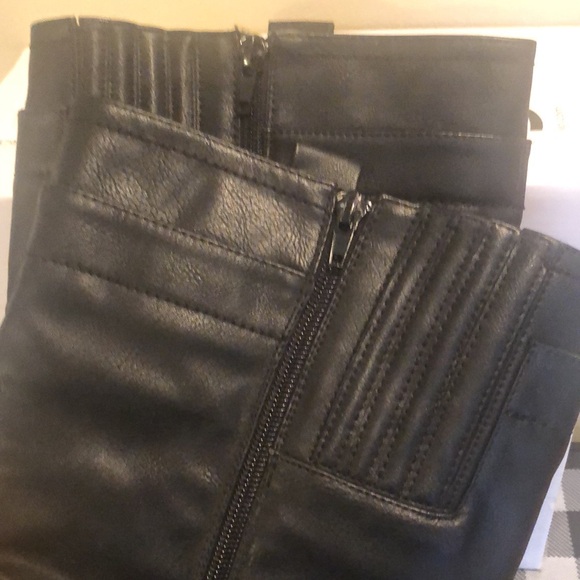 XOXO Wide Calf Boots Black 7.5M - Picture 9 of 9